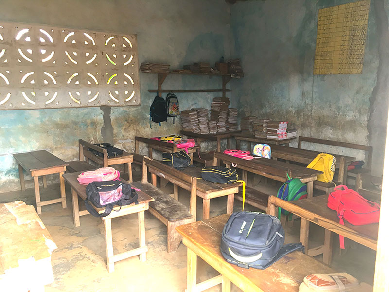 Schoolroom in Ghana