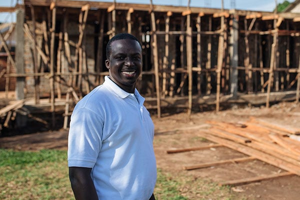 New construction at Imani Academy, Uganda