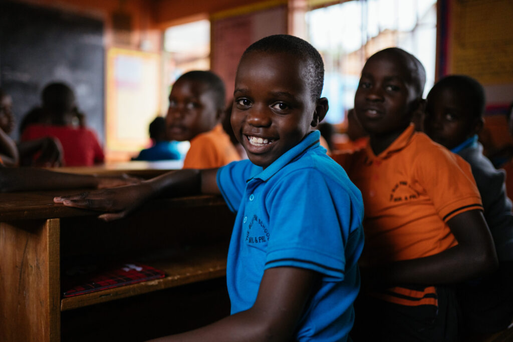 School Boy in Uganda